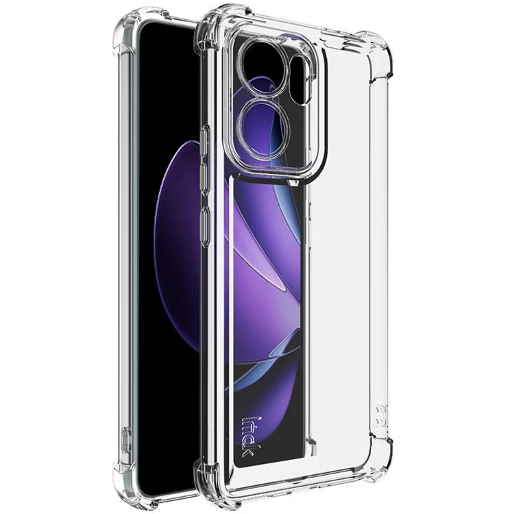 IMAK UX-4 Series For Oppo Reno13 F 4G / 5G Case Straight Frame Four Corner Shockproof Clear TPU Cover-Cellmalls