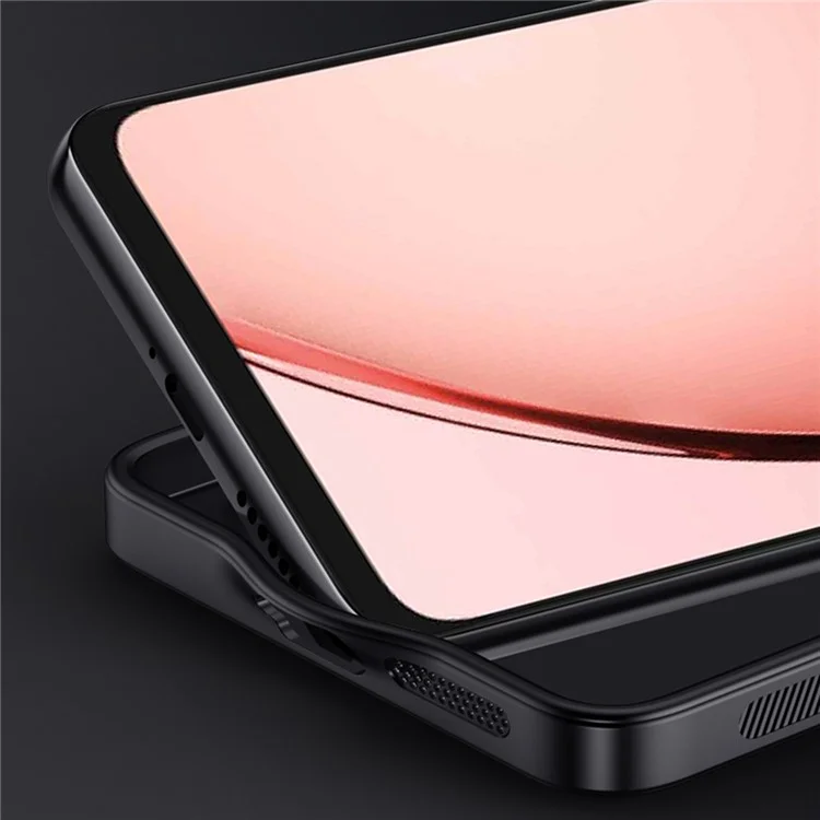 For Oppo A5 Pro 4G (Global) / 5G (Global) / A5 Energy 5G (China) Case Wood Texture PU Leather Coated PC TPU Phone Cover - Black-Cellmalls