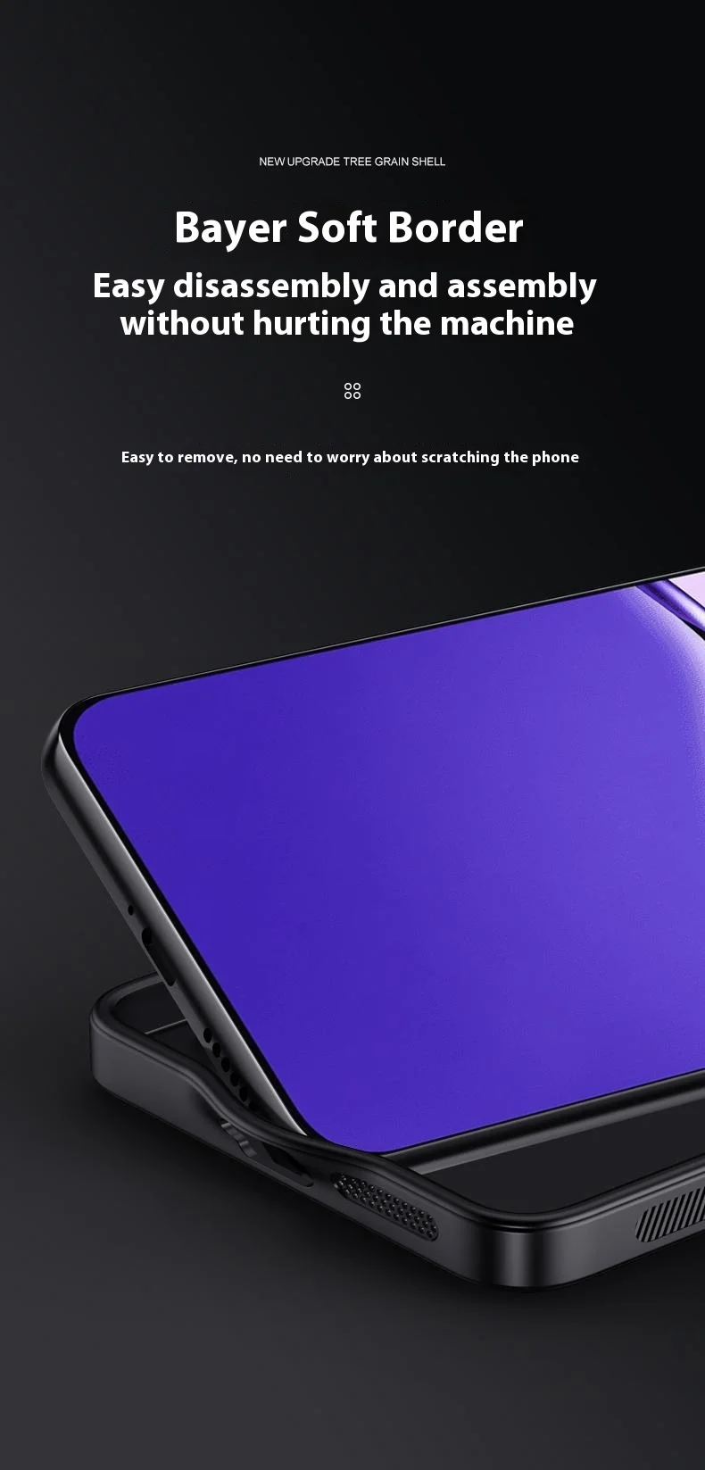 For Oppo F29 Pro 5G (Global) / A5 Pro 5G (China) Case Wood Texture PU Leather Coated PC TPU Phone Cover - Black-Cellmalls