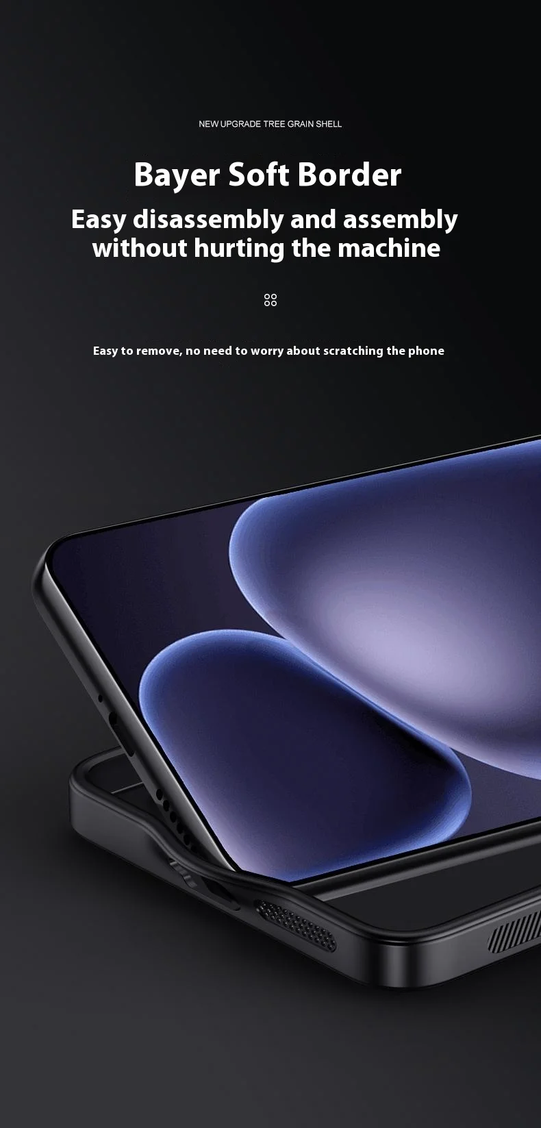 For Oppo Find X8s 5G Case Wood Texture PU Leather Coated PC TPU Phone Cover - Black-Cellmalls