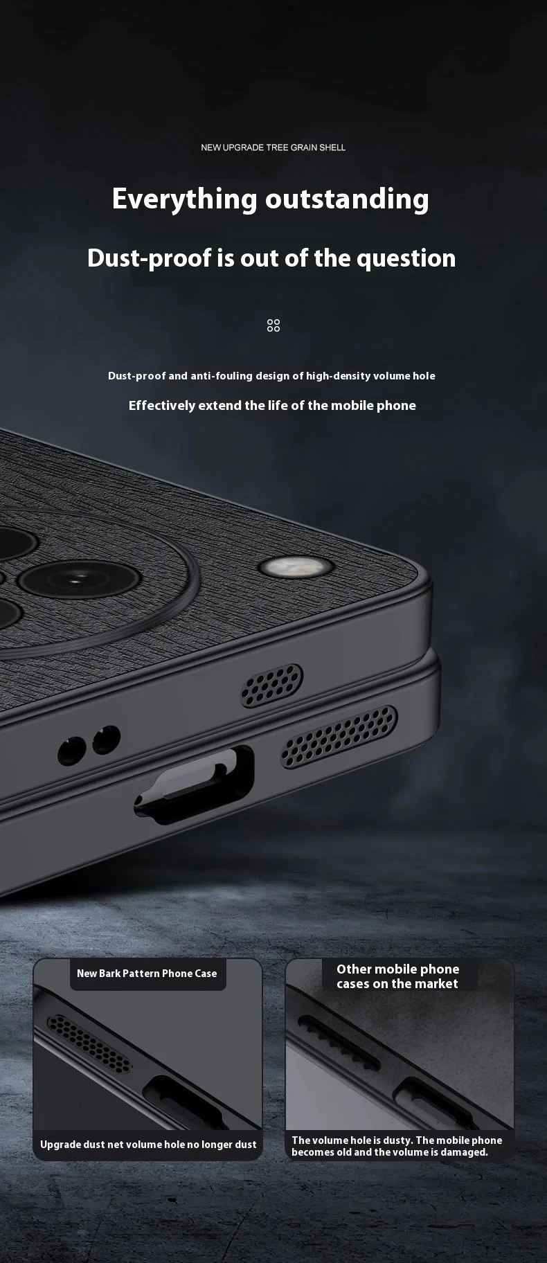 For Oppo Find X8s 5G Case Wood Texture PU Leather Coated PC TPU Phone Cover - Black-Cellmalls