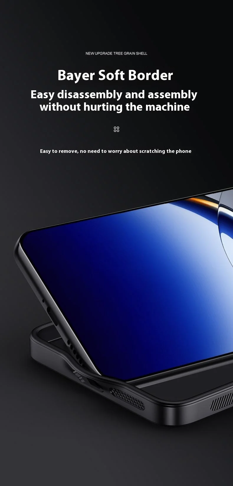 For Oppo Find X8 Pro 5G Case Wood Texture PU Leather Coated PC+TPU Phone Cover - Black-Cellmalls