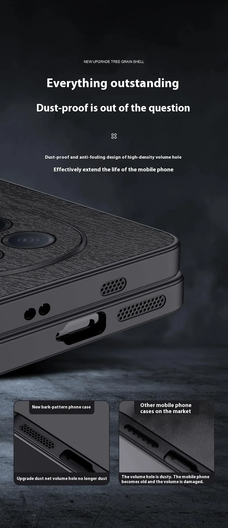 For Oppo F29 Pro 5G (Global) / A5 Pro 5G (China) Case Wood Texture PU Leather Coated PC TPU Phone Cover - Black-Cellmalls