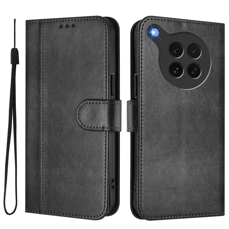 For Oppo Find X8s 5G Cases Wallet Stand Retro Texture Leather Phone Cover with Lanyard - Mint Green-Cellmalls