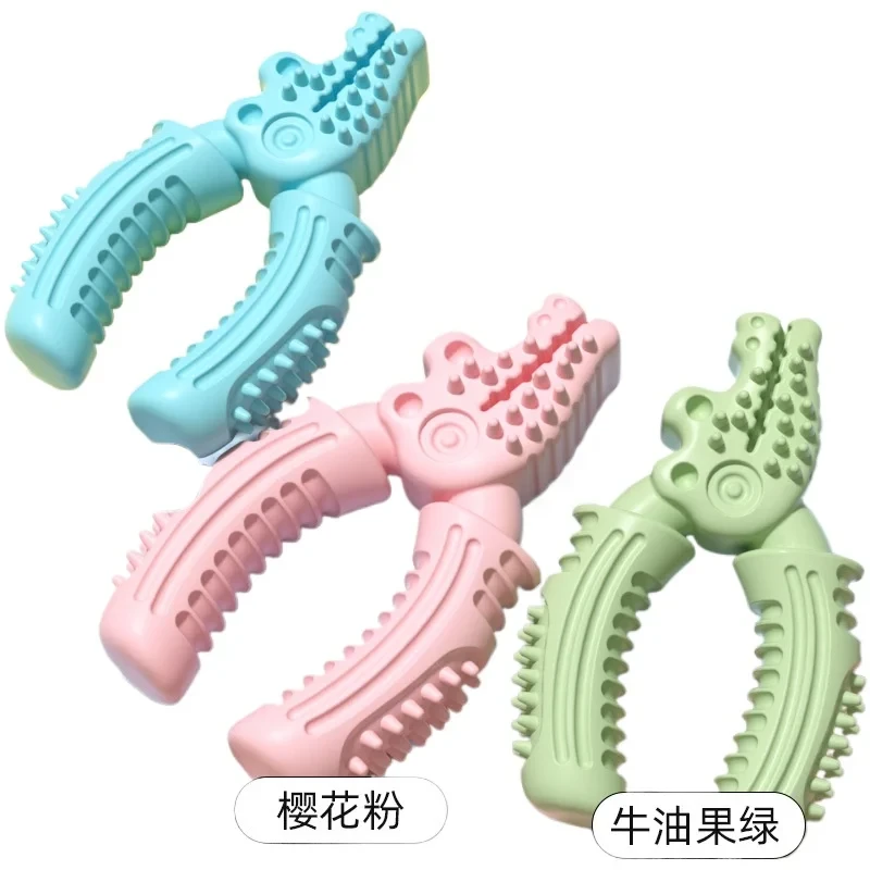 Crocodile vice type gnawing dog toy resistant to grinding teeth