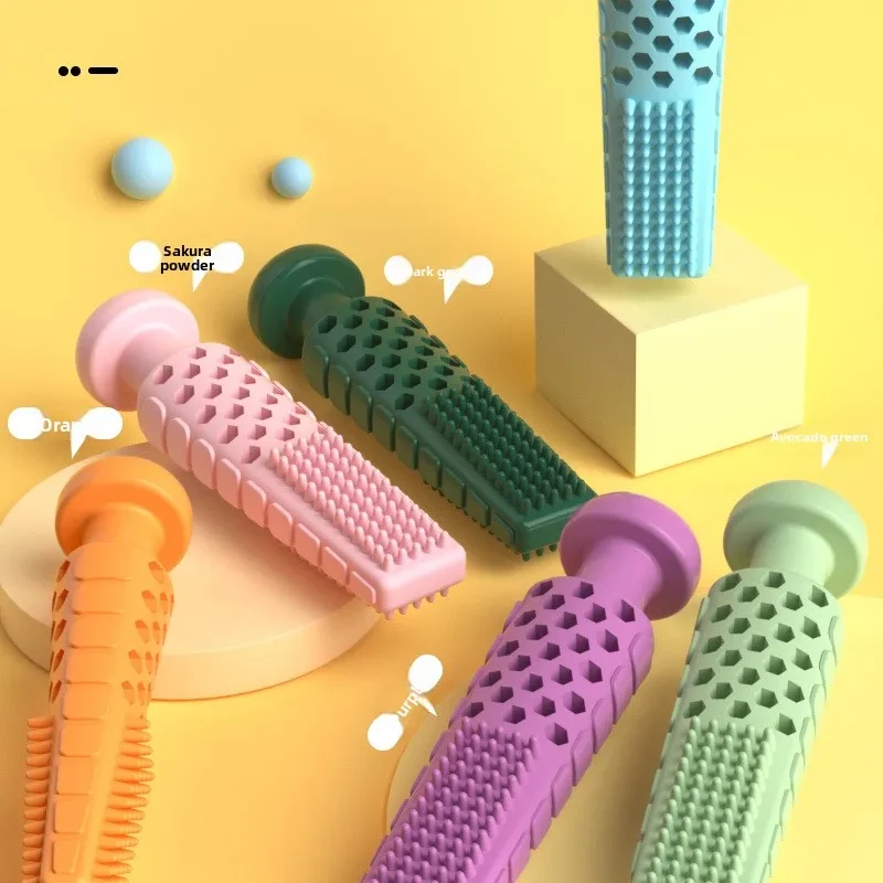 Pet toothpaste gnawing toy TPR stick to relieve stuffy molars