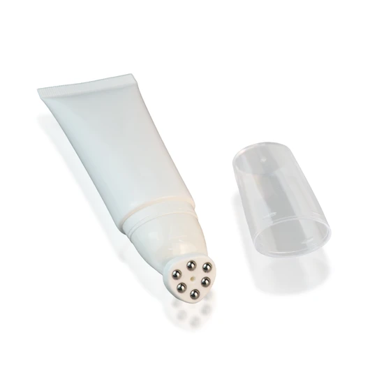 K190131-D19mm Metal Massage Head Oval Tube with snap cap