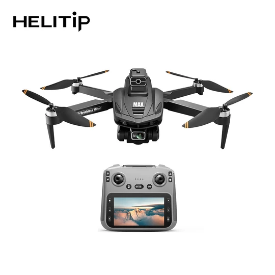 V168 MAX GPS Drone 4K Dual Cameras with 4.5inch Screen RC Control