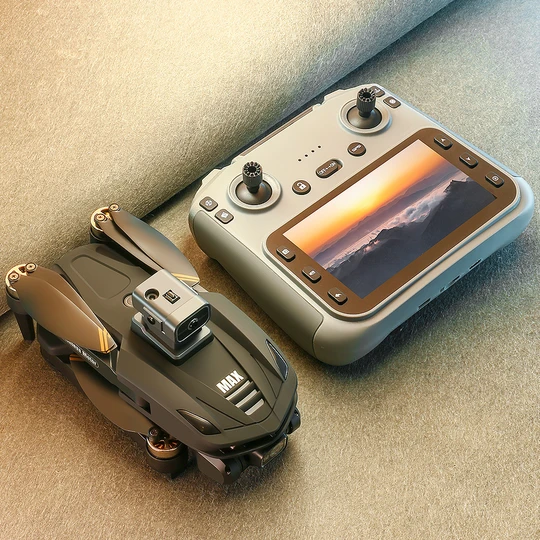 V168 MAX GPS Drone 4K Dual Cameras with 4.5inch Screen RC Control