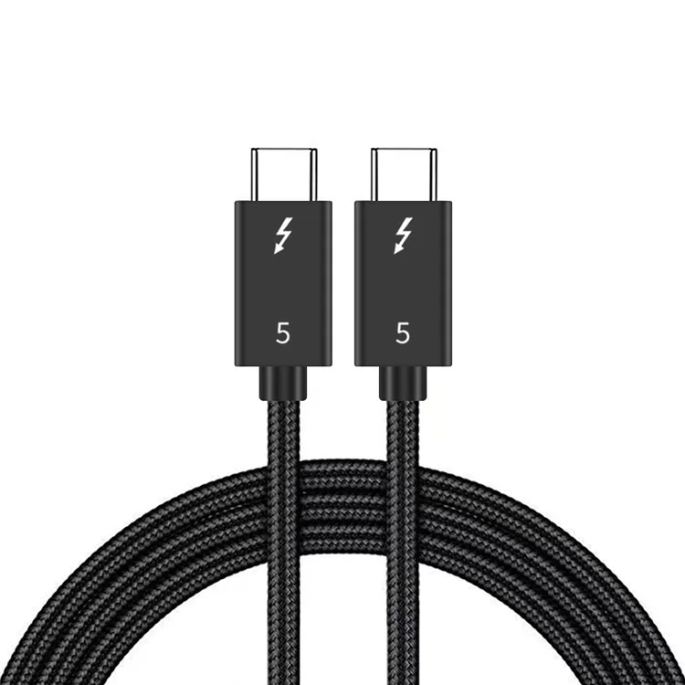 2m 80Gbps Ultra-Fast Thunderbolt 5 USB Type-C Cable Supports 8K 60Hz Display PD 240W Charging Power-Cellmalls