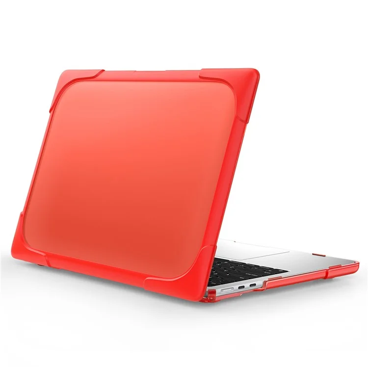 Laptop Case for MacBook Air 13 inch (2025) / (2024) / (2022) A2681 Protective Case Notebook Computer Anti-Scratch Cover with Stand - Red-Cellmalls