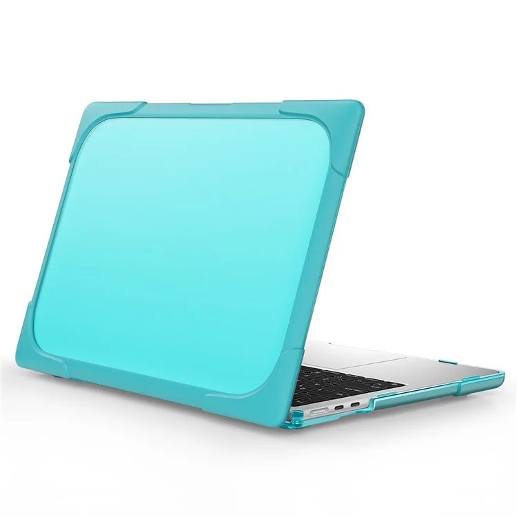 Laptop Case for MacBook Air 13 inch (2025) / (2024) / (2022) A2681 Protective Case Notebook Computer Anti-Scratch Cover with Stand - Baby Blue-Cellmalls