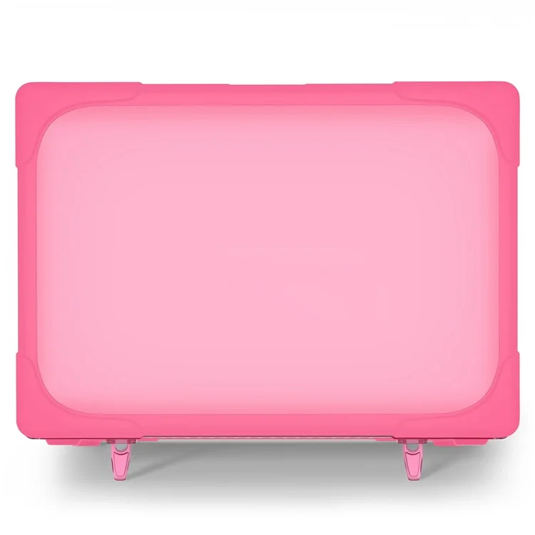 Laptop Case for MacBook Air 13 inch (2025) / (2024) / (2022) A2681 Protective Case Notebook Computer Anti-Scratch Cover with Stand - Rose-Cellmalls