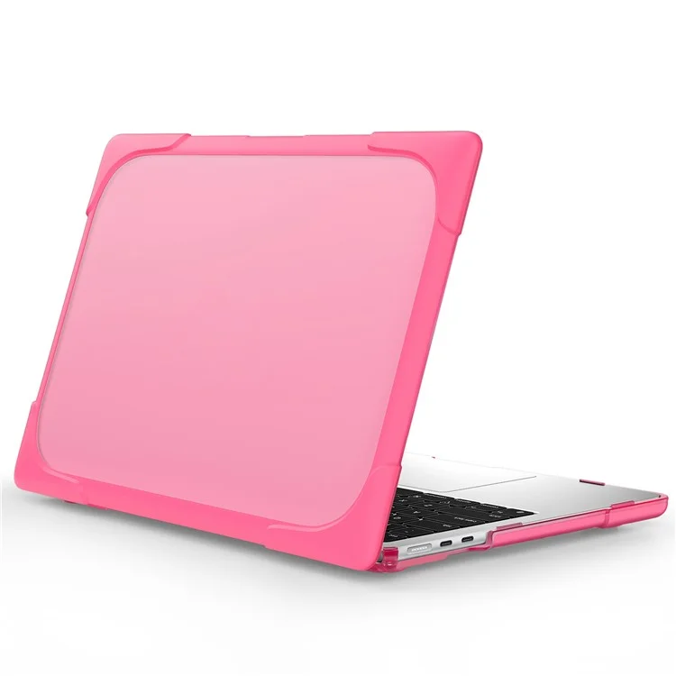 Laptop Case for MacBook Air 13 inch (2025) / (2024) / (2022) A2681 Protective Case Notebook Computer Anti-Scratch Cover with Stand - Rose-Cellmalls