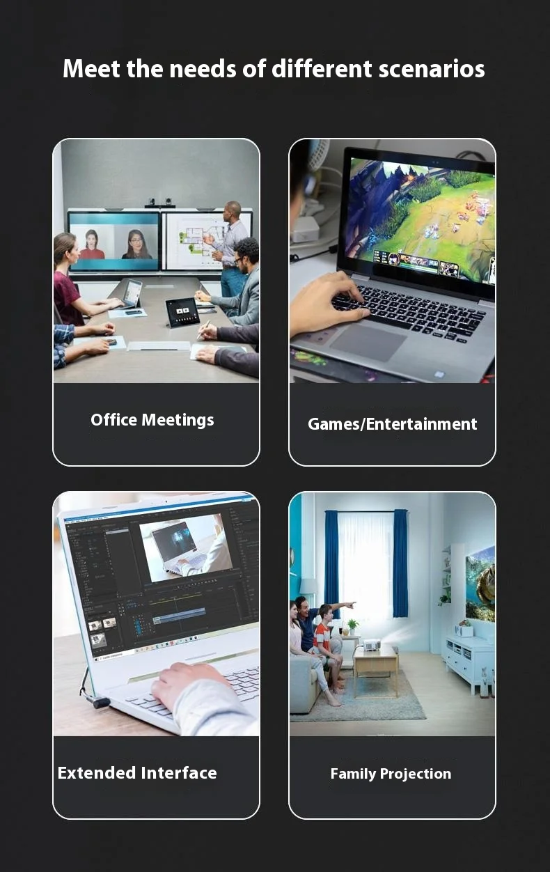 ONTEN UC601 USB 3.0 Hub Docking Station Gigabit Ethernet RJ45  /  Dual HDMI 4K  /  Type-C Multifunction Adapter - Grey-Cellmalls