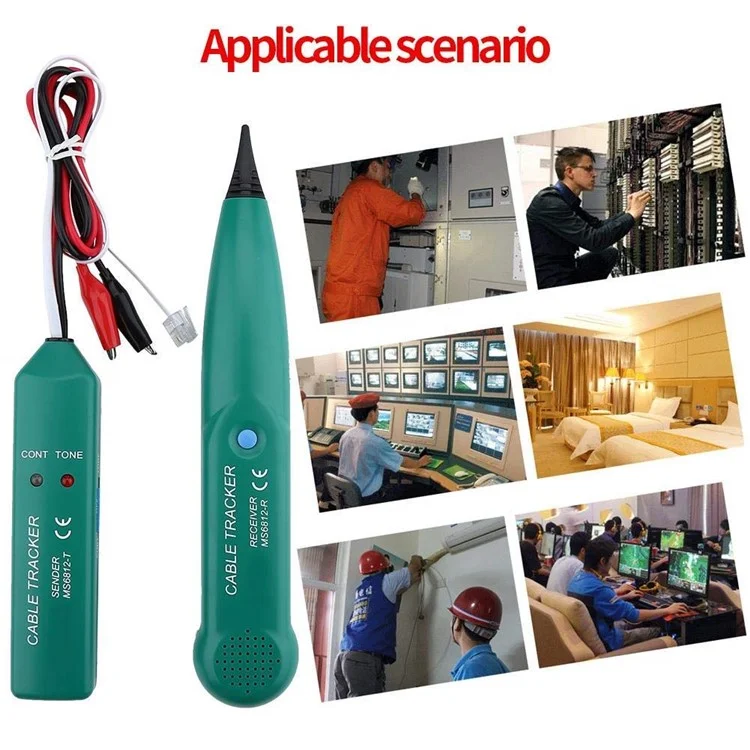 MASTECH MS6812 Telephone Phone Wire Network Cable Tester Line Tracker-Cellmalls