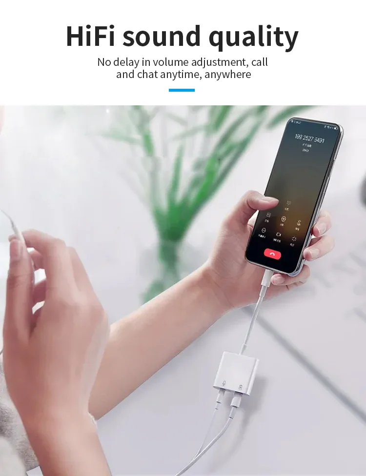 MH-CM33S USB-C to 3.5mm Headphone Audio Adapter Type-C Jack AUX Dongle Converter-Cellmalls