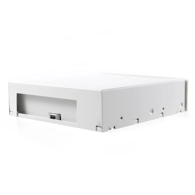 Desktop Computer ATX / MATX Hard Drive Bay Case Blank Tray Drawer U-Disk Card Reader Storage Box - White-Cellmalls