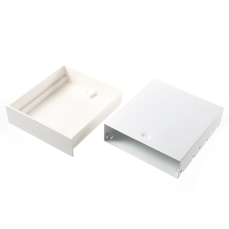 Desktop Computer ATX / MATX Hard Drive Bay Case Blank Tray Drawer U-Disk Card Reader Storage Box - White-Cellmalls