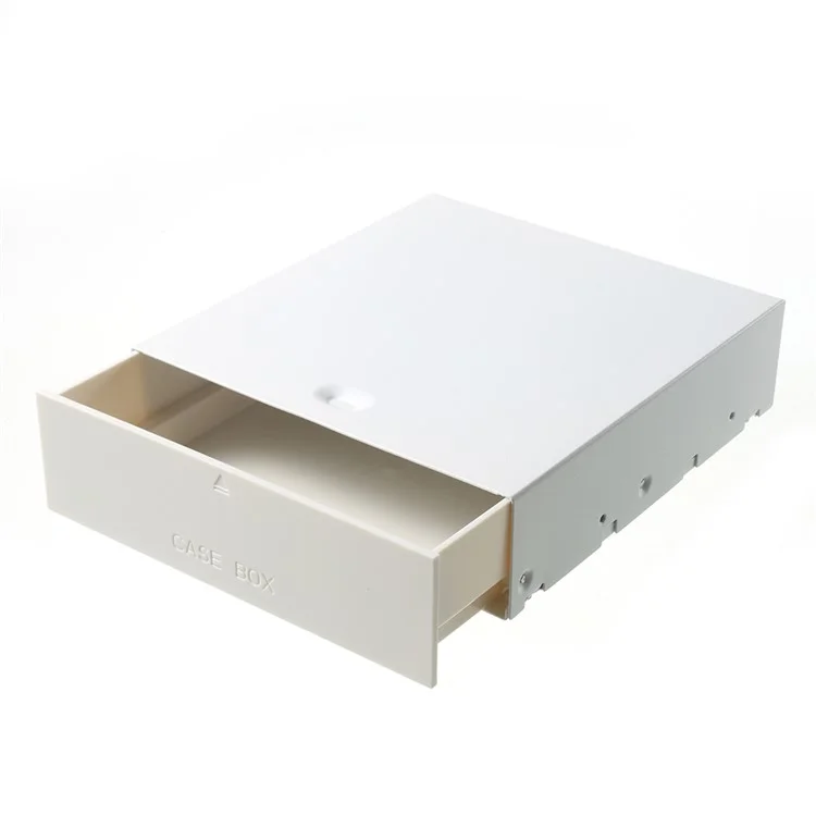 Desktop Computer ATX / MATX Hard Drive Bay Case Blank Tray Drawer U-Disk Card Reader Storage Box - White-Cellmalls