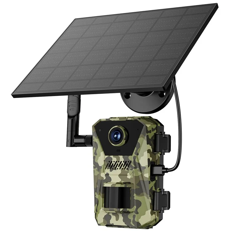 F8 Solar 4G Trail Camera Waterproof PIR Night Vision HD Outdoor Hunting Camera-Cellmalls