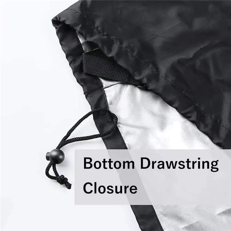 420D Oxford Cloth Barbecue Grill Cover Outdoor Waterproof Dustproof BBQ Grill Cover, 127.5x105x53.3cm-Cellmalls