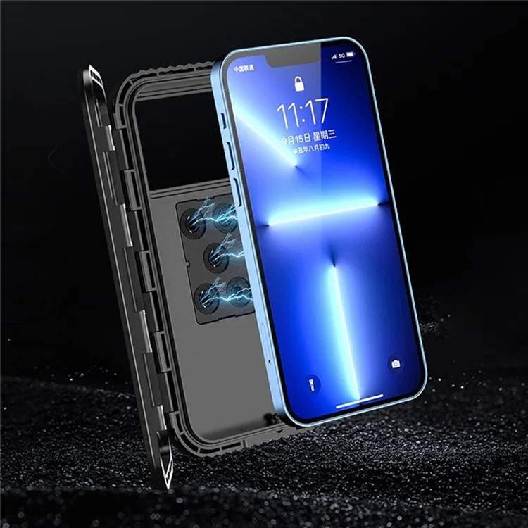 Z009A Bike Motorcycle Handlebar Mount Phone Holder Waterproof Cycling Mobile Phone Case Bracket-Cellmalls