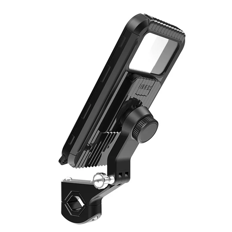 Z009A Bike Motorcycle Handlebar Mount Phone Holder Waterproof Cycling Mobile Phone Case Bracket-Cellmalls