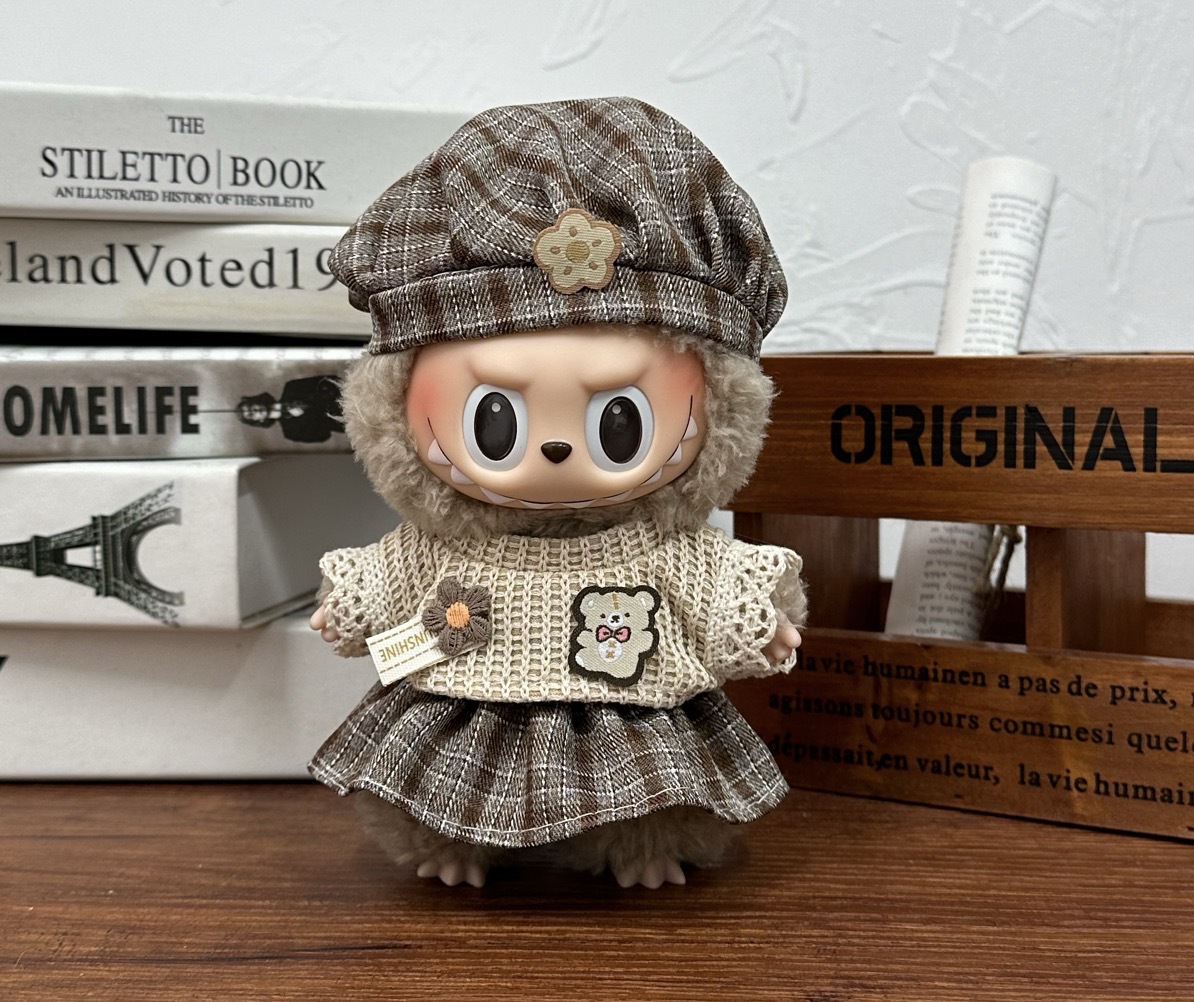 Fabric Doll Clothes for Labubu compatible Plush Doll Gen1 Gen2 Gen3-Cellmalls