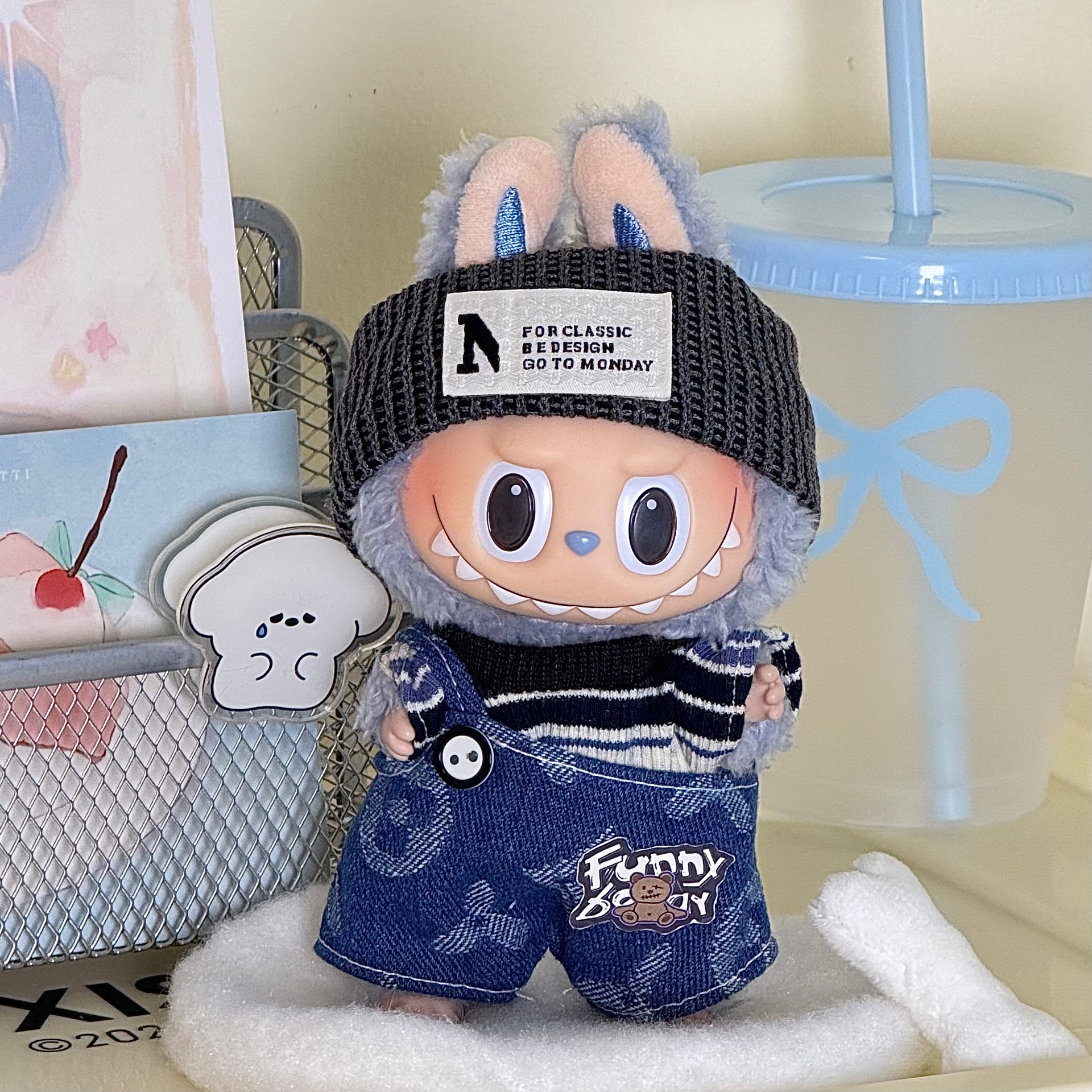 Fabric Doll Clothes for Labubu compatible Plush Doll Gen1 Gen2 Gen3-Cellmalls