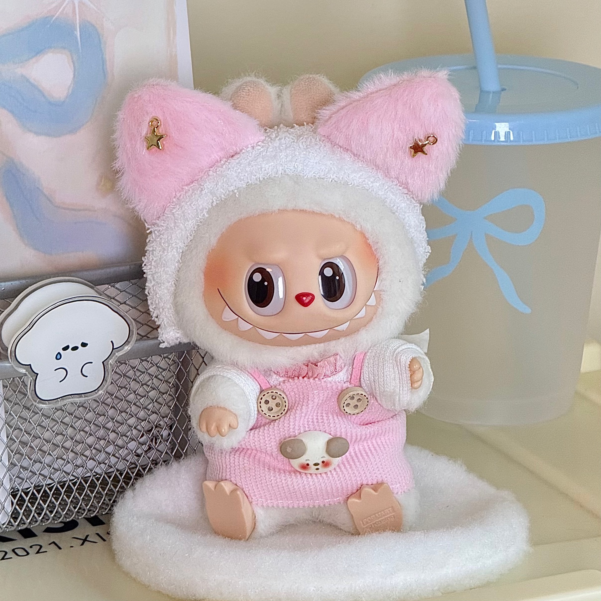 Fabric Doll Clothes for Labubu compatible Plush Doll Gen1 Gen2 Gen3-Cellmalls