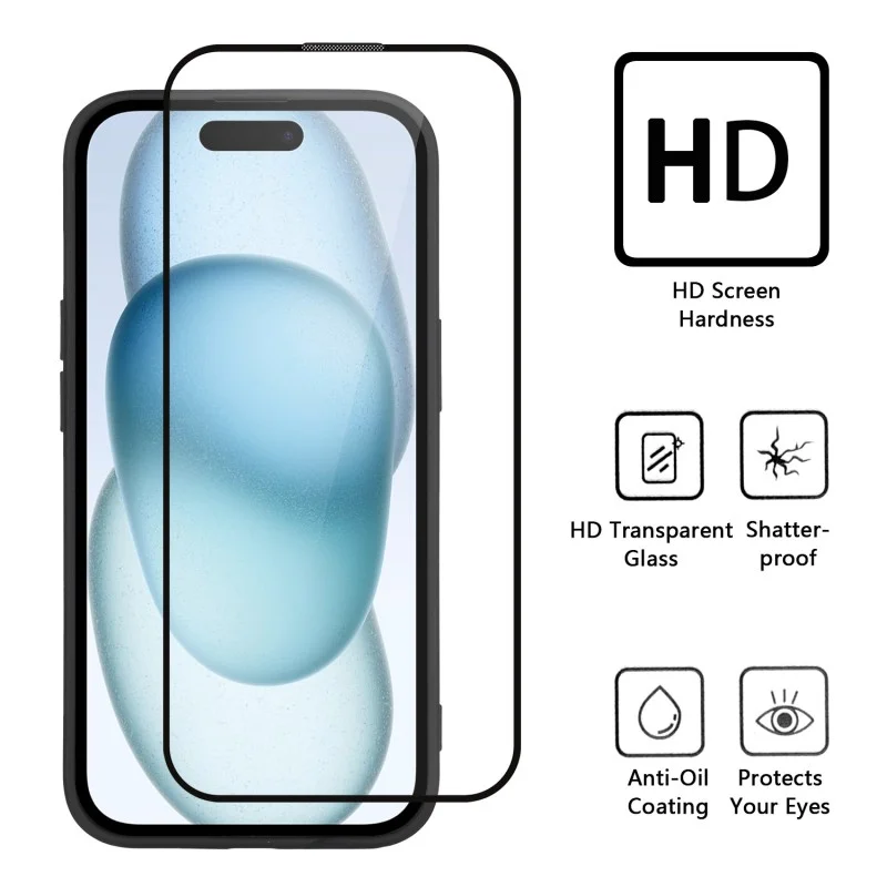 For Oppo Find X8 Pro 5G TPU Case WANLONFENG WL3 Series 1.5mm Phone Cover with Tempered Glass Film - Transparent-Cellmalls