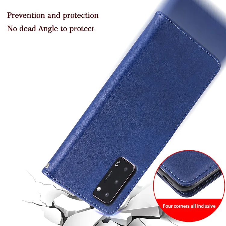 For Oppo A55 5G / A54 4G / A16 4G / Realme V11 5G Case Solid Color Leather Mobile Cover Wallet Stand with Strap - Black-Cellmalls