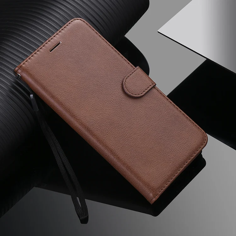 For Oppo A55 5G / A54 4G / A16 4G / Realme V11 5G Case Solid Color Leather Mobile Cover Wallet Stand with Strap - Black-Cellmalls