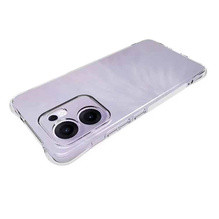 WANLONFENG WL Series for Oppo Reno13 F 5G Case 2.0mm TPU Phone Cover with Tempered Glass Film-Cellmalls