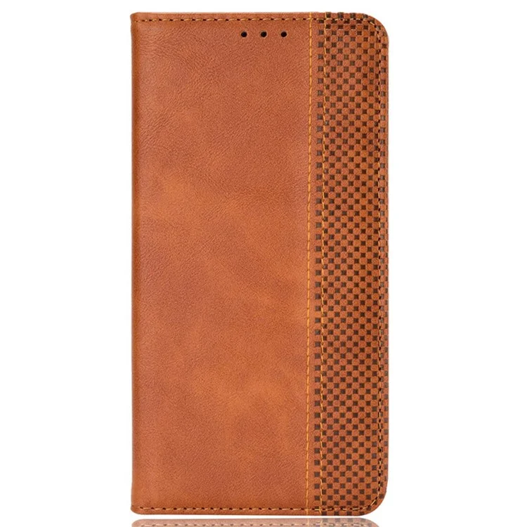 For Oppo A2 Pro 5G Case Retro PU Leather Phone Cover with Wallet Stand - Brown-Cellmalls