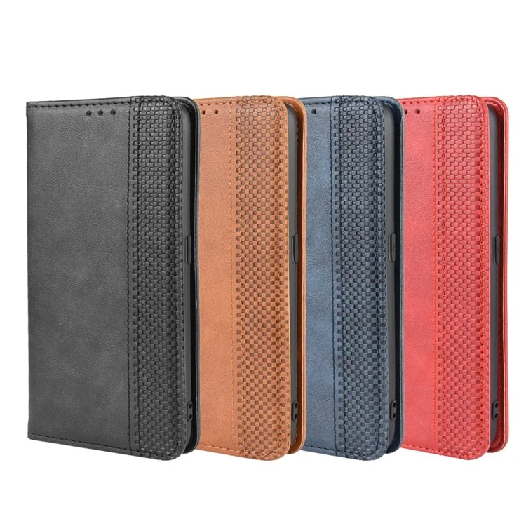Retro Style PU Leather Stand Wallet Case for OPPO A9 2020/A5 2020/A11/A11X - Black-Cellmalls