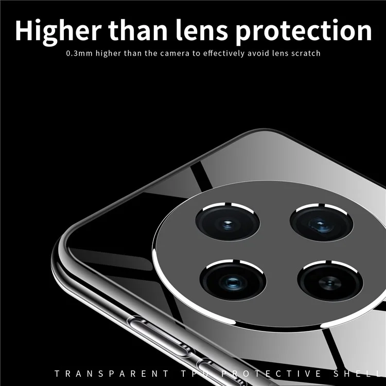 MOFI For Oppo Reno12 F 5G TPU Case Transparent Mobile Phone Cover-Cellmalls