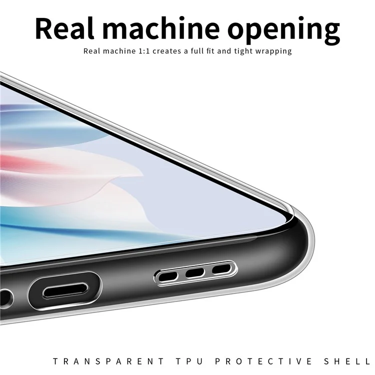 MOFI For Oppo Reno11 F 5G Case Flexible TPU Transparent Phone Cover-Cellmalls