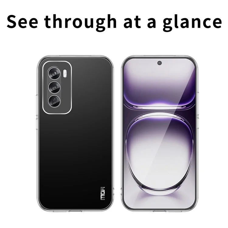 MOFI For Oppo Reno12 5G (Global) Clear Case Soft TPU Protective Phone Cover-Cellmalls