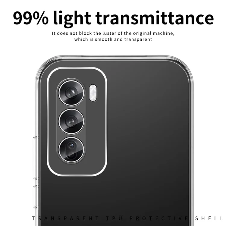 MOFI For Oppo Reno12 5G (Global) Clear Case Soft TPU Protective Phone Cover-Cellmalls