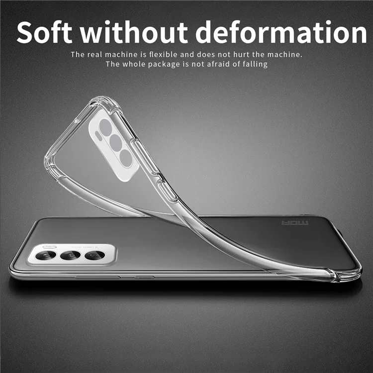 MOFI For Oppo Reno12 5G (Global) Clear Case Soft TPU Protective Phone Cover-Cellmalls