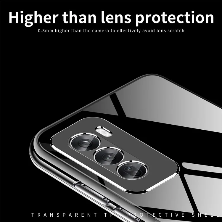 MOFI For Oppo Reno12 5G (Global) Clear Case Soft TPU Protective Phone Cover-Cellmalls