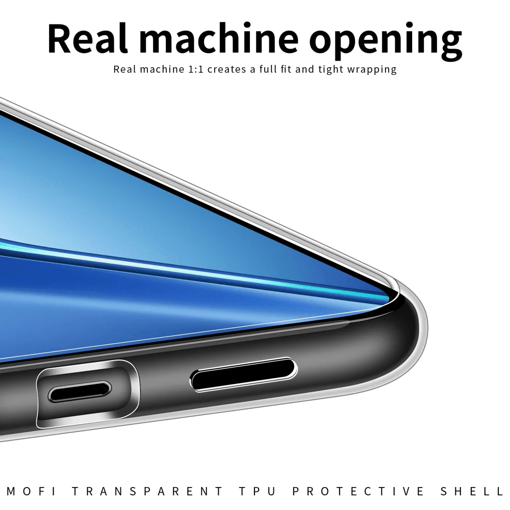 For Oppo K13 5G Clear Phone Case MOFI Ultra-Thin TPU Phone Back Cover - Transparent-Cellmalls