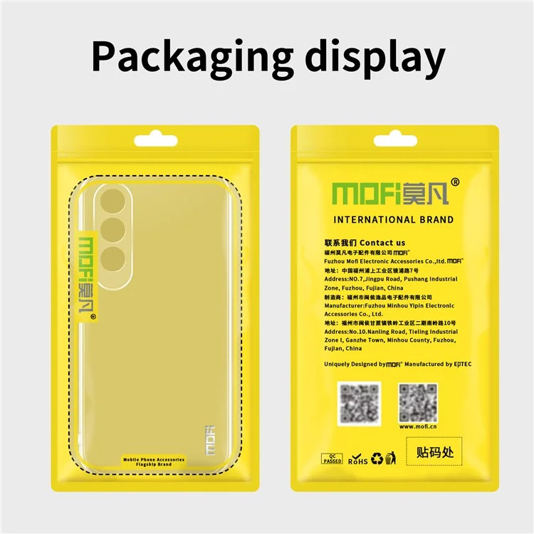 MOFI For Oppo K12 / OnePlus Nord CE4 5G Case Soft TPU Clear Phone Cover-Cellmalls