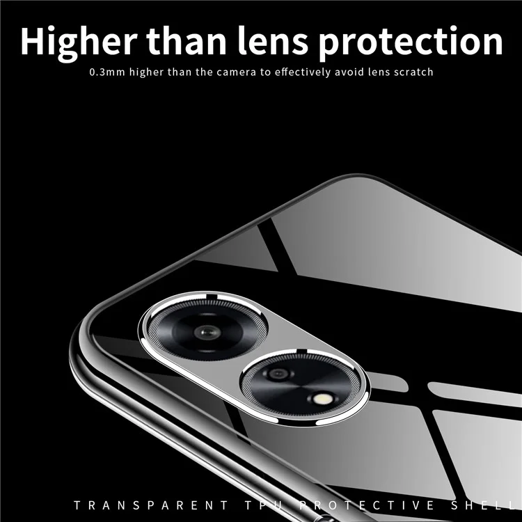 MOFI For Oppo A1 5G Transparent TPU Phone Case Anti-scratch Protective Phone Cover-Cellmalls