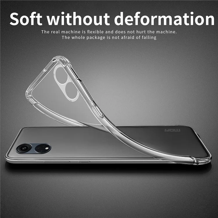 MOFI For Oppo A38 4G TPU Phone Case Transparent Dustproof Shell Cell Phone Cover-Cellmalls
