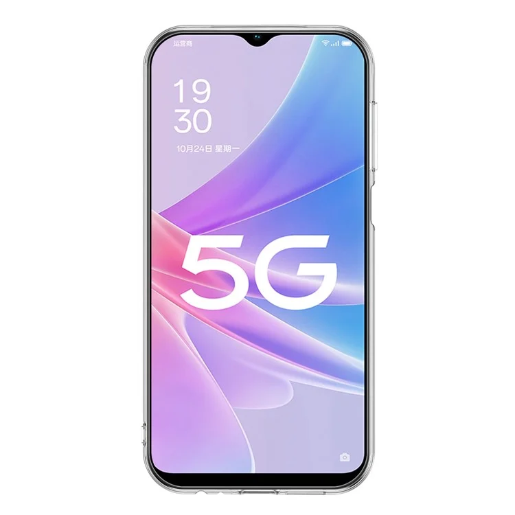 MOFI Series for Oppo A58 5G Transparent Phone Case Drop-proof Soft TPU Protective Back Cover-Cellmalls