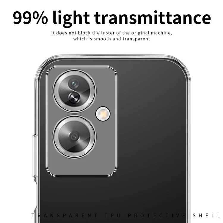 MOFI For Oppo A79 5G / A2 5G Case Crystal Clear TPU Phone Back Cover Protector-Cellmalls