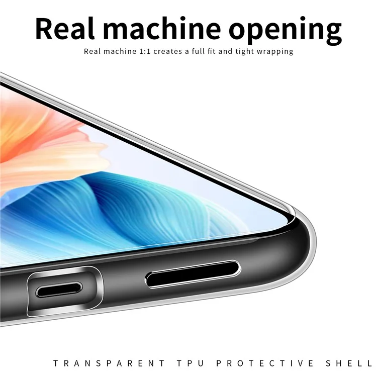 MOFI For Oppo A79 5G / A2 5G Case Crystal Clear TPU Phone Back Cover Protector-Cellmalls